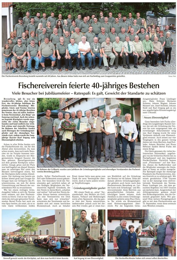 40-jähriges Fischerfest